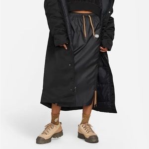 Nike parachute ruched midi skirt (not sold in US market!)